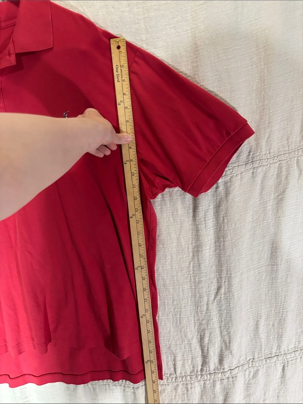 Polo by Ralph Lauren Red Short-Sleeve Classic Polo color pony, big and tall size